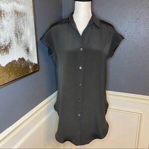 Peter Cohen Silk Button Down Tunic with side slits